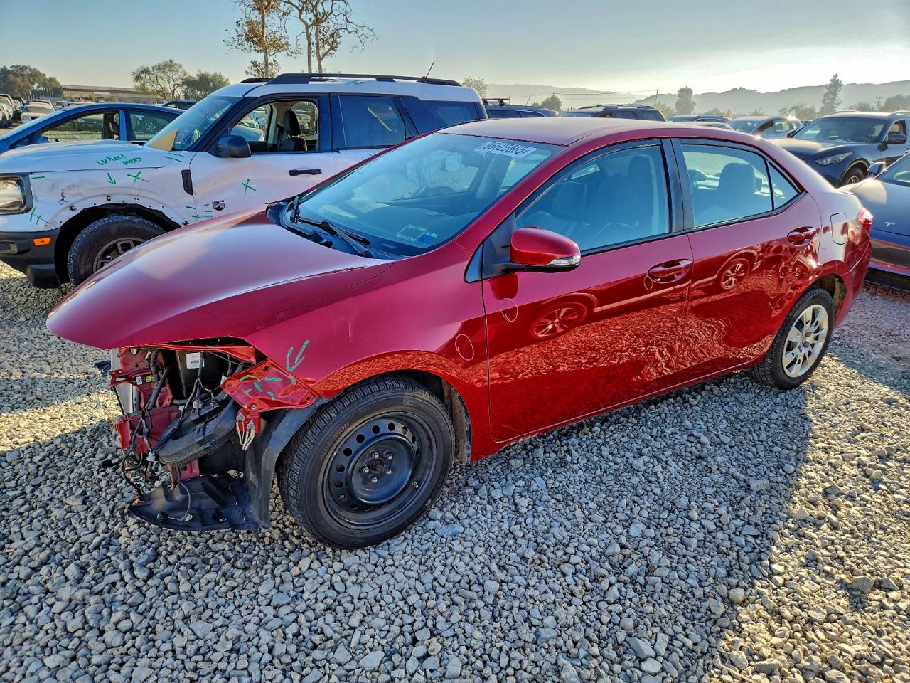 2016 TOYOTA COROLLA L — FRONT END damage — photo 1