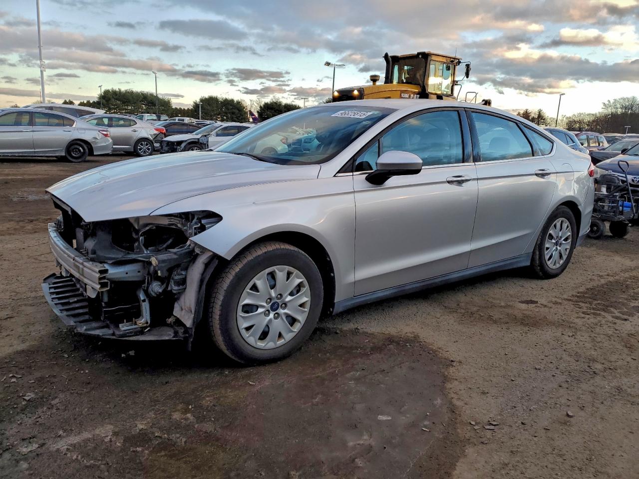 2014 FORD FUSION S — FRONT END damage — photo 1