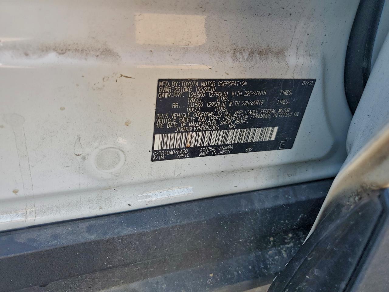 2021 TOYOTA RAV4 PRIME SE photo 12