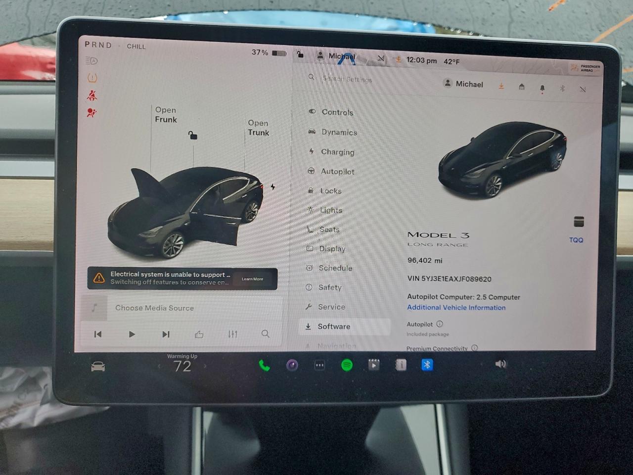 2018 TESLA MODEL 3 photo 9