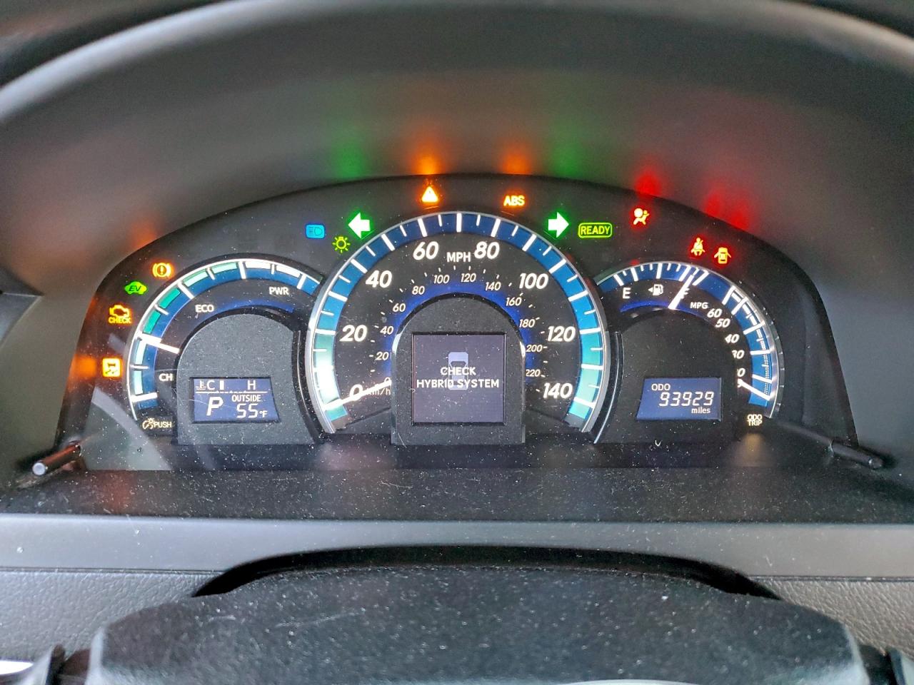 2012 TOYOTA CAMRY HYBRID photo 9