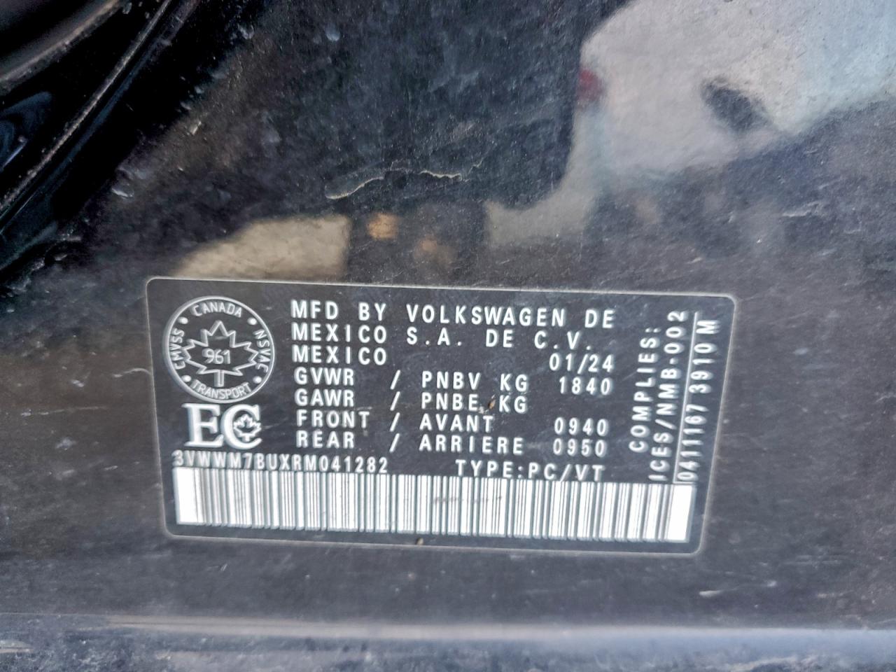 2024 VOLKSWAGEN JETTA COMFORTLINE photo 12