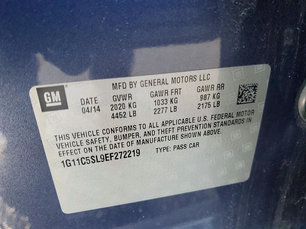 2014 CHEVROLET MALIBU photo 34