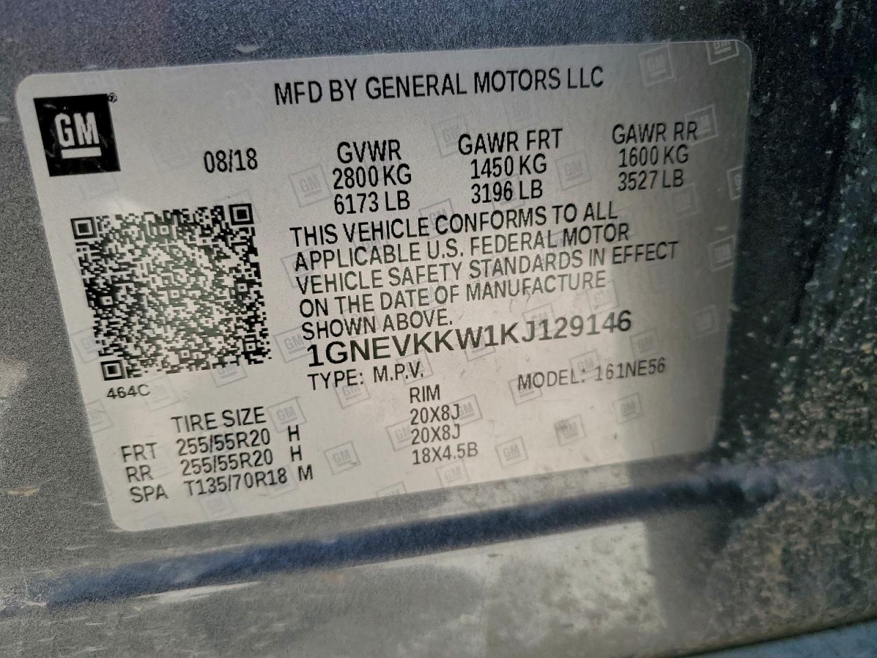 2019 CHEVROLET TRAVERSE PREMIER photo 37