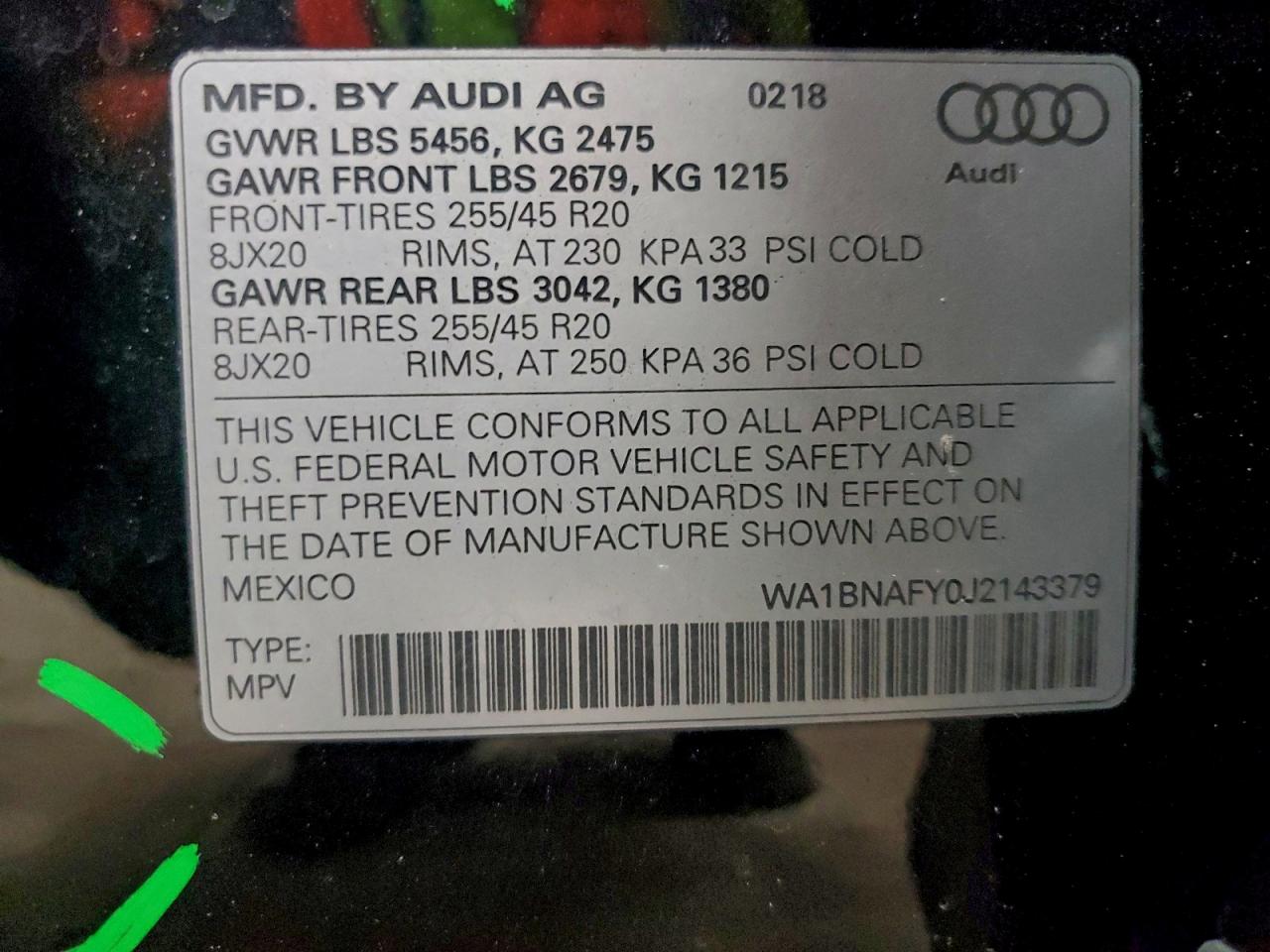 2018 AUDI Q5 PREMIUM PLUS photo 25