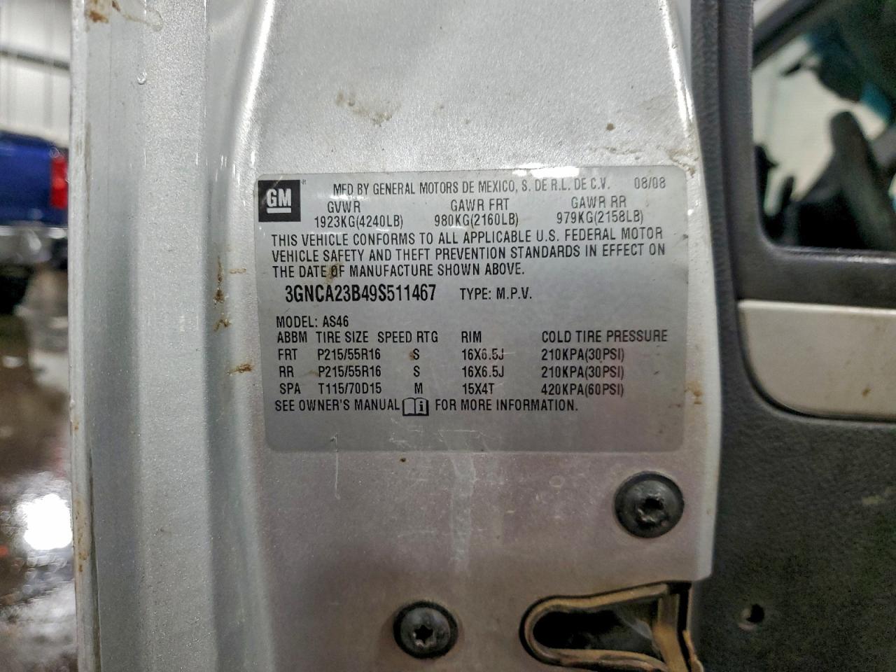 2009 CHEVROLET HHR LT photo 12