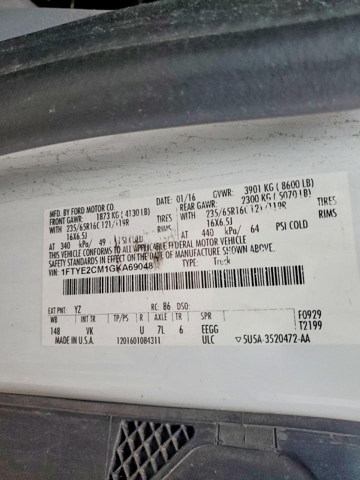 2016 FORD TRANSIT T-150 photo 13