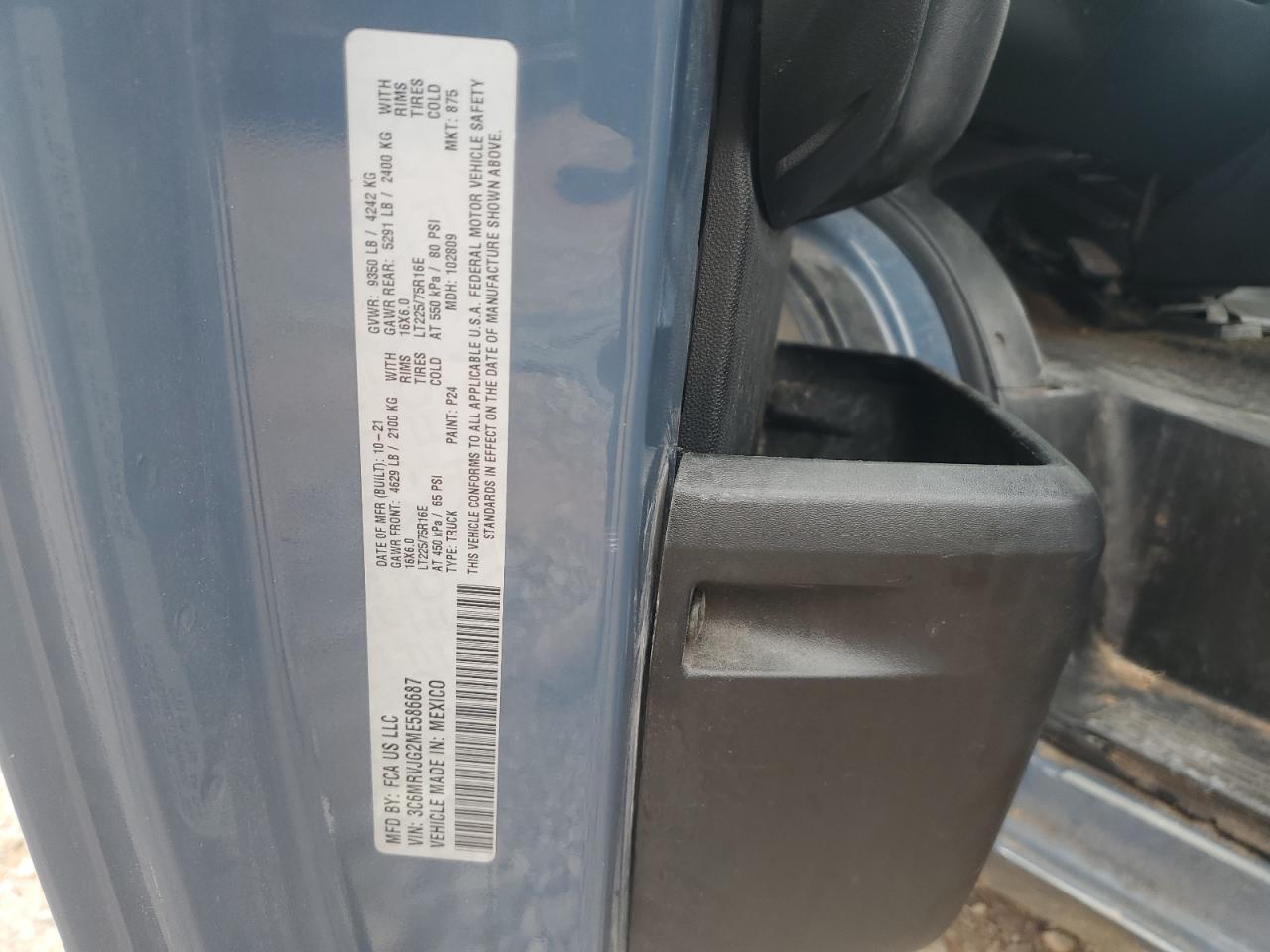 2021 RAM PROMASTER 3500 3500 HIGH photo 13