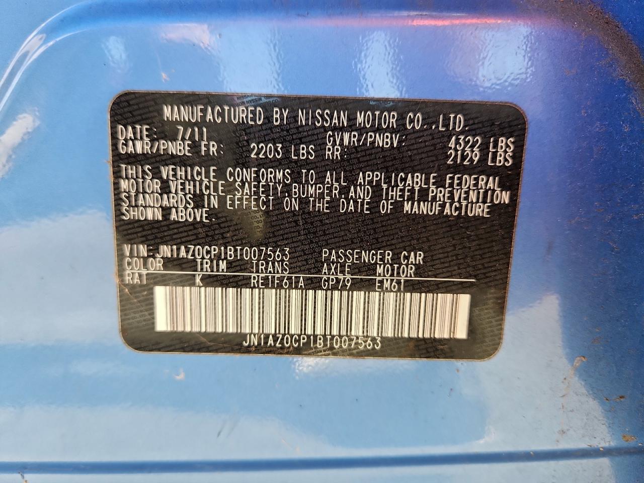 2011 NISSAN LEAF SV photo 23