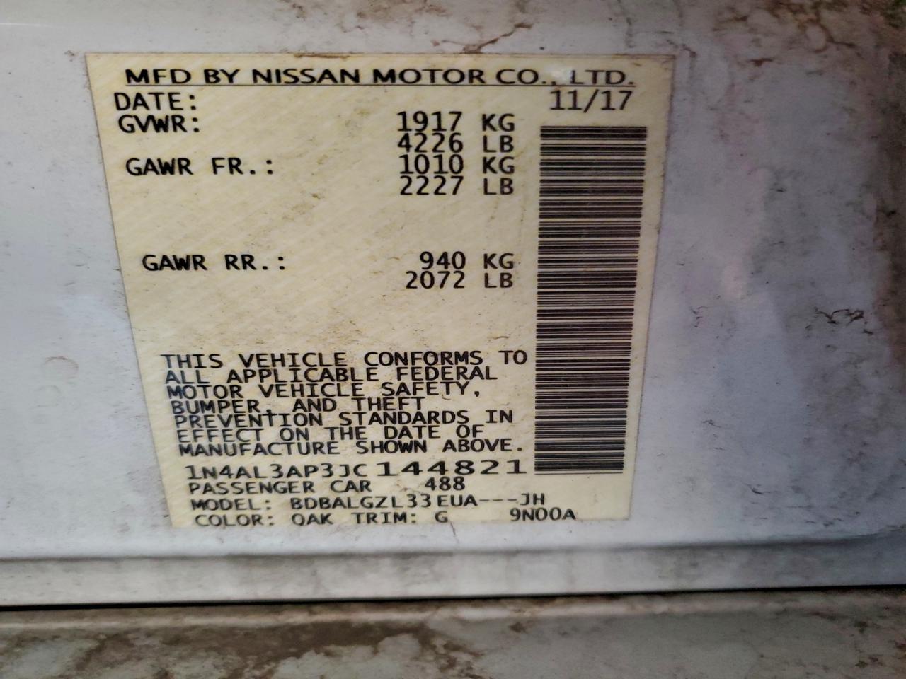 2018 NISSAN ALTIMA 2.5 photo 13