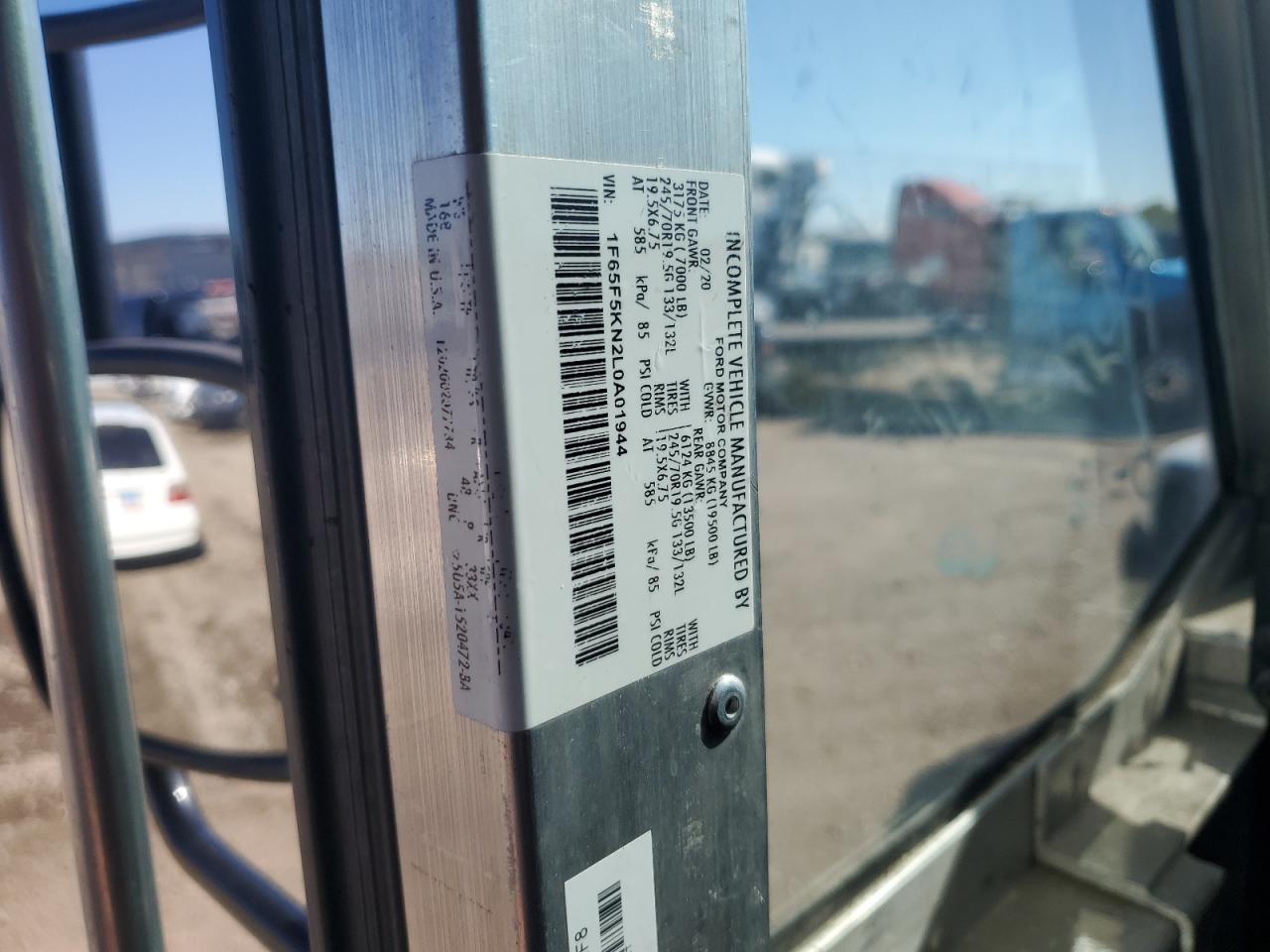 2020 FORD F59 - DELIVERY VAN photo 12