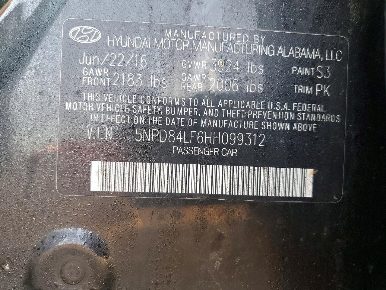 2017 HYUNDAI ELANTRA SE photo 12