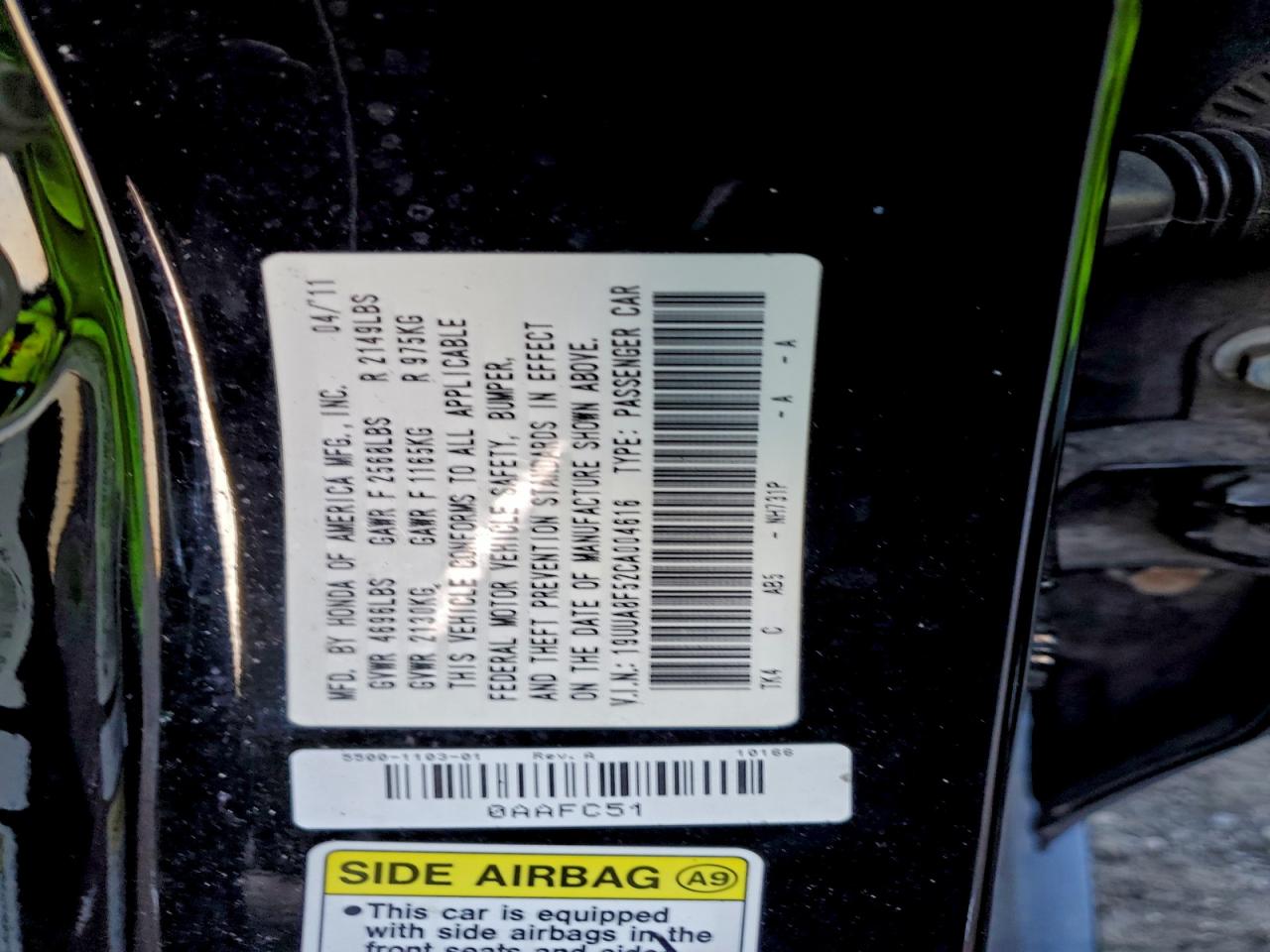 2012 ACURA TL photo 12