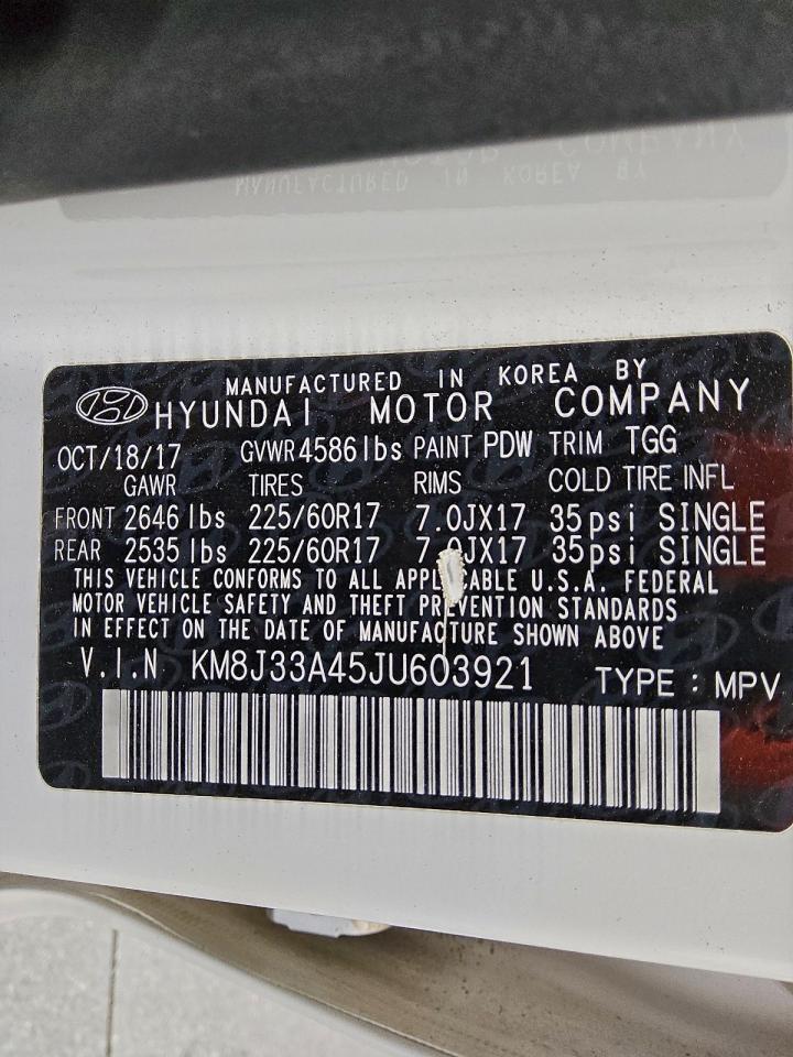 2018 HYUNDAI TUCSON SEL photo 13