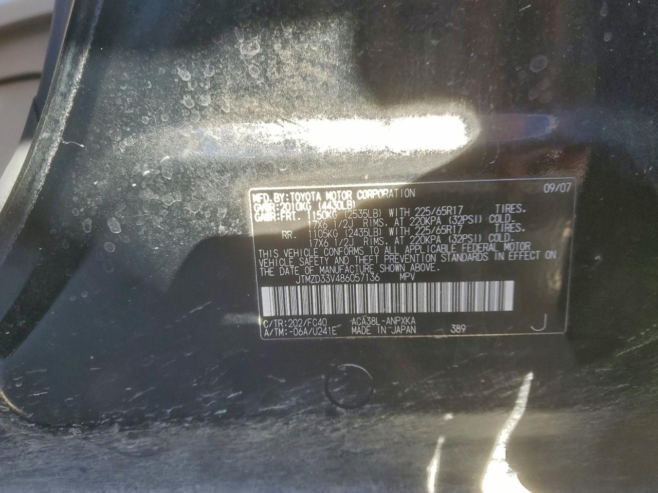 2008 TOYOTA RAV4 photo 13