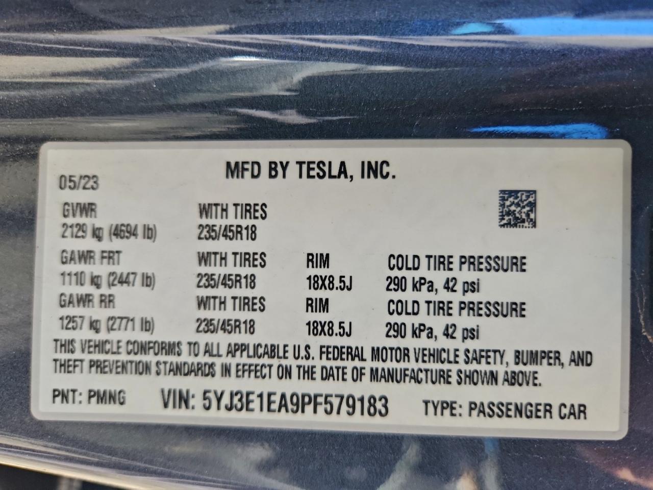 2023 TESLA MODEL 3 photo 12