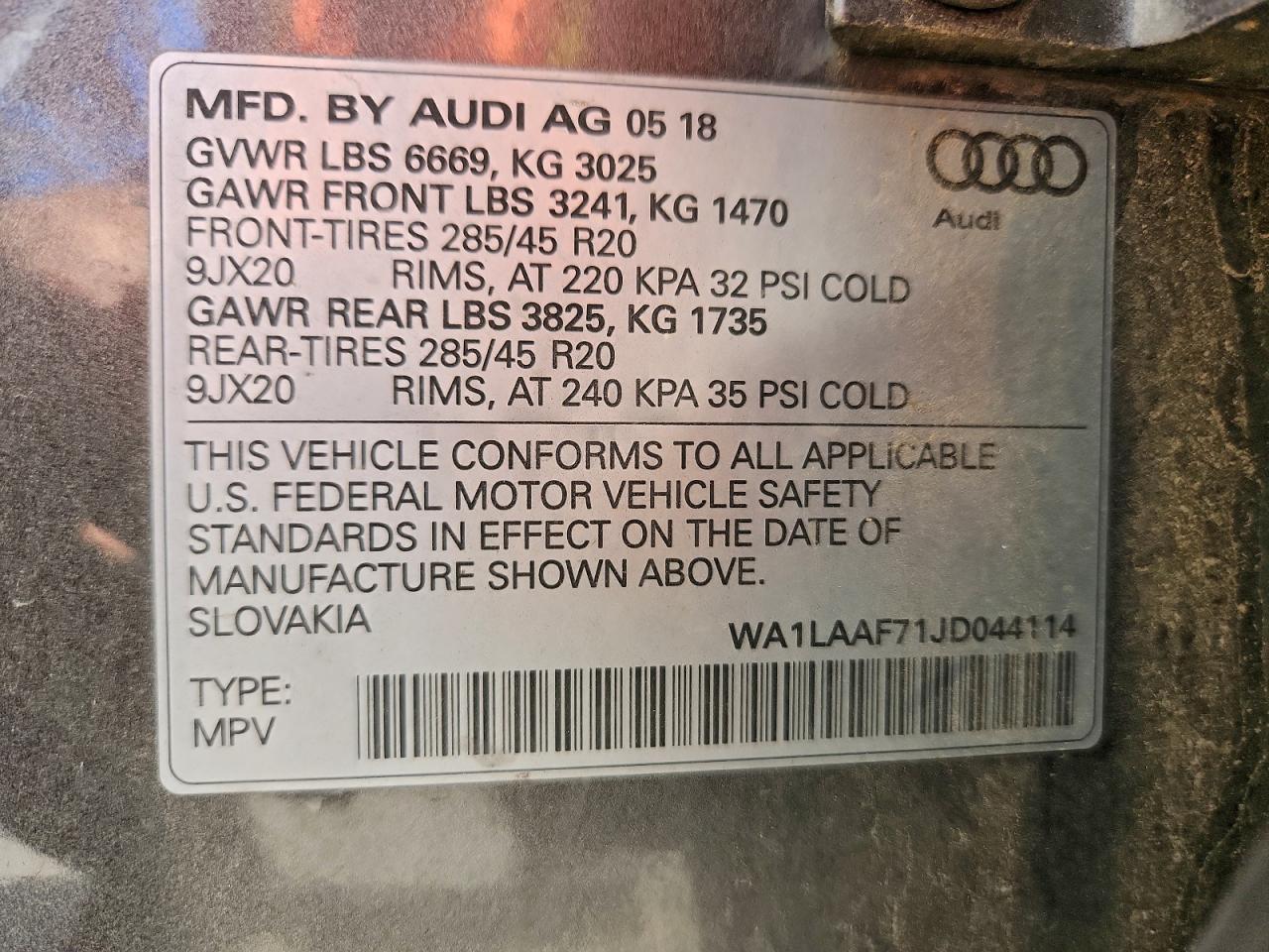 2018 AUDI Q7 PREMIUM PLUS photo 14