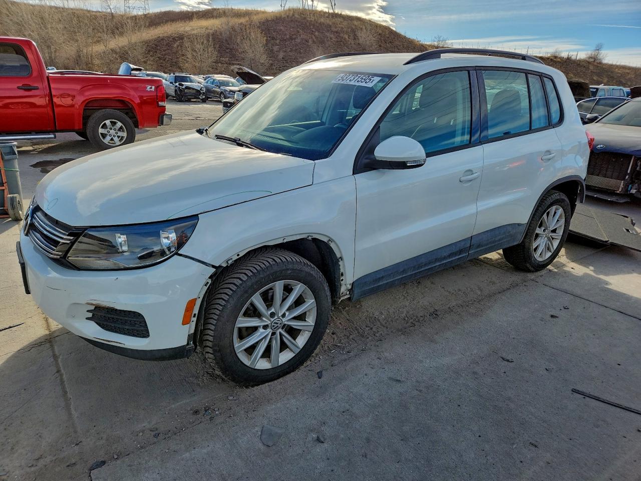 2017 VOLKSWAGEN TIGUAN S — REAR END damage — photo 1