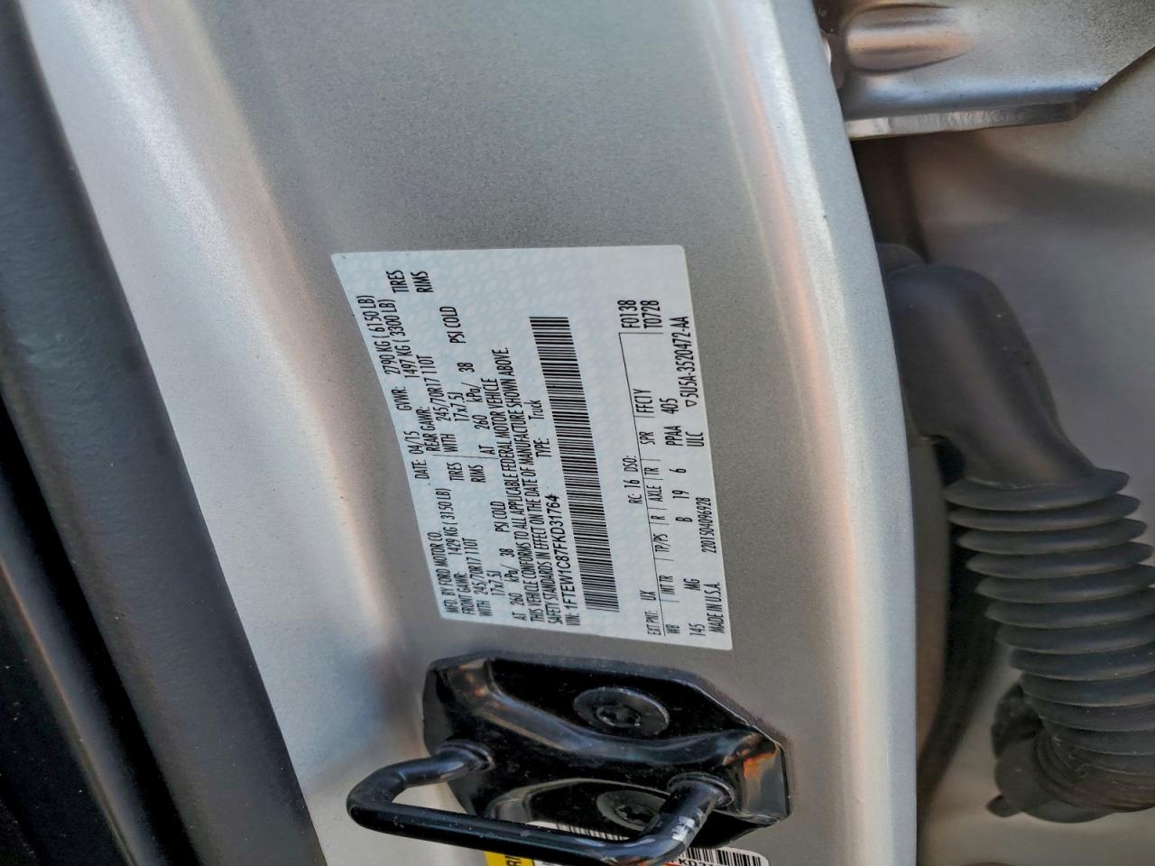 2015 FORD F150 SUPERCREW photo 12