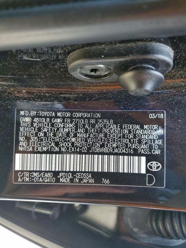 2018 TOYOTA MIRAI photo 12