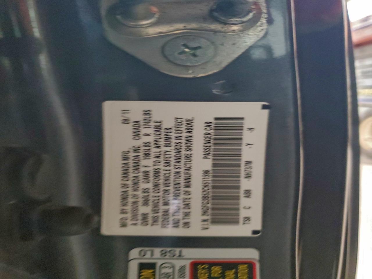 2012 HONDA CIVIC LX photo 12