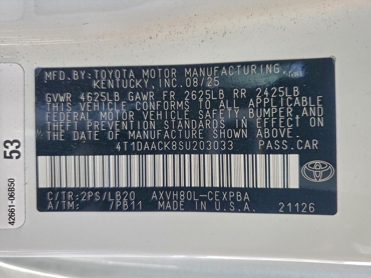 2025 TOYOTA CAMRY XSE photo 12