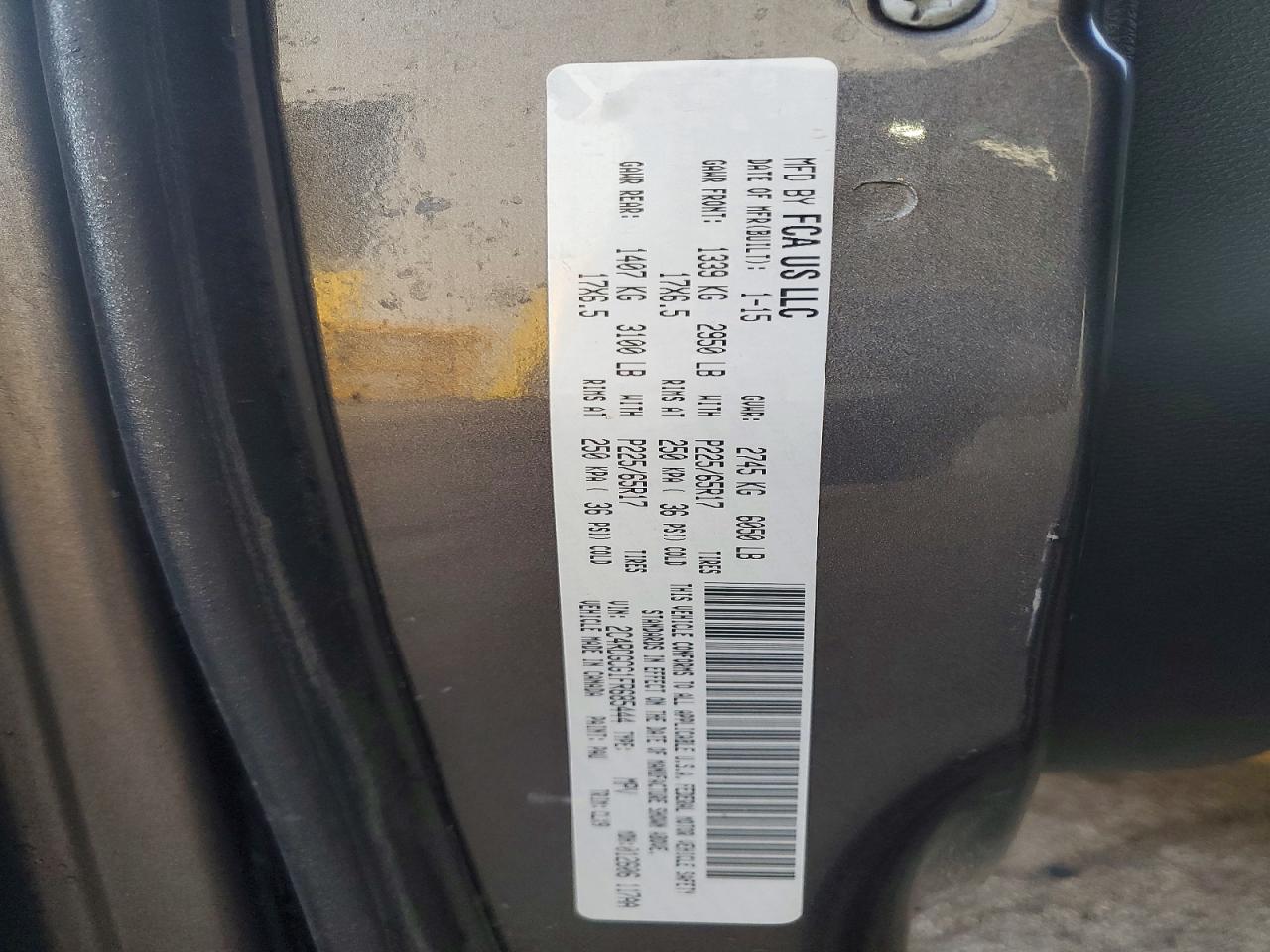 2015 DODGE GRAND CARAVAN SXT photo 14