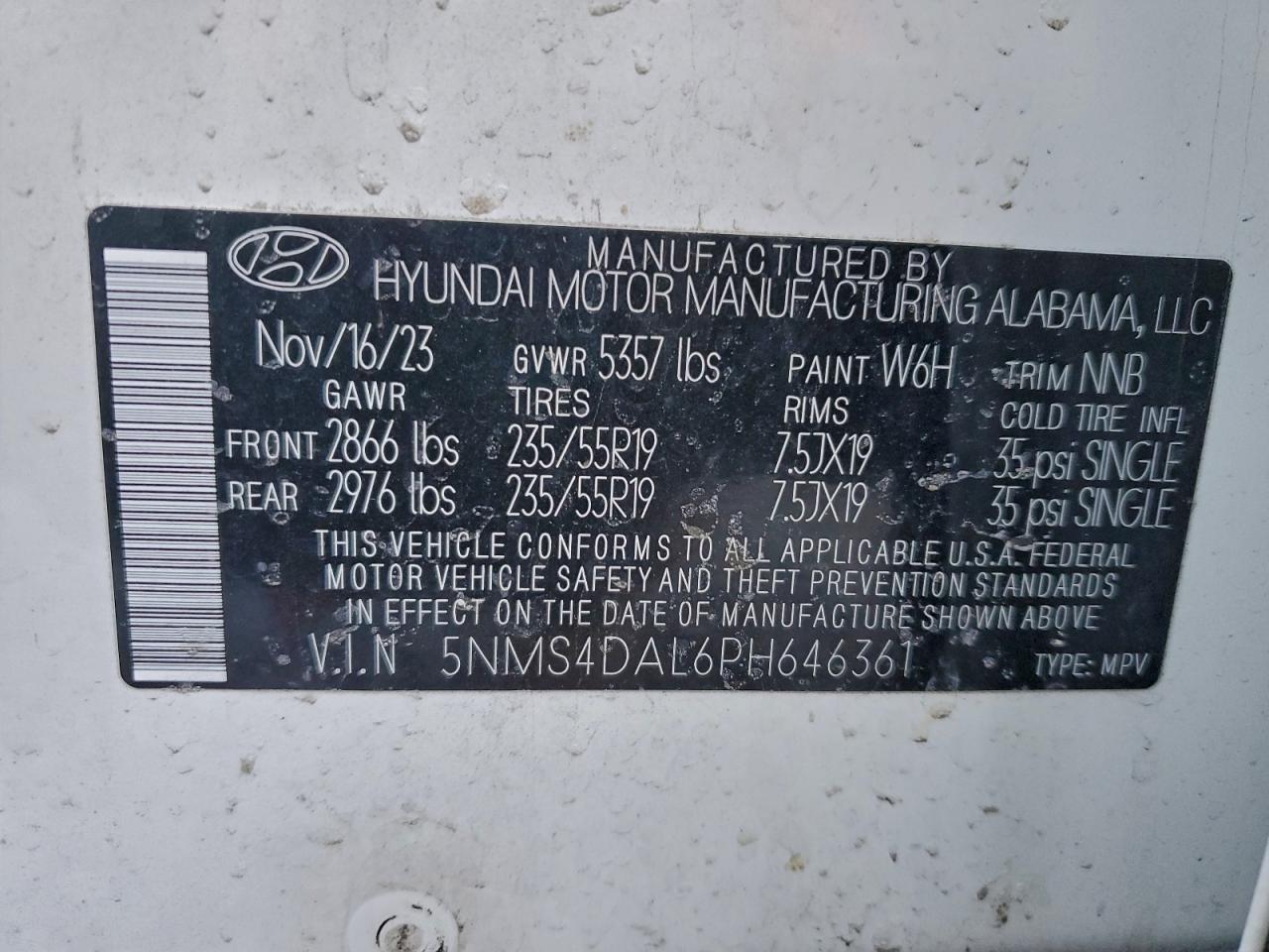 2023 HYUNDAI SANTA FE LIMITED photo 13