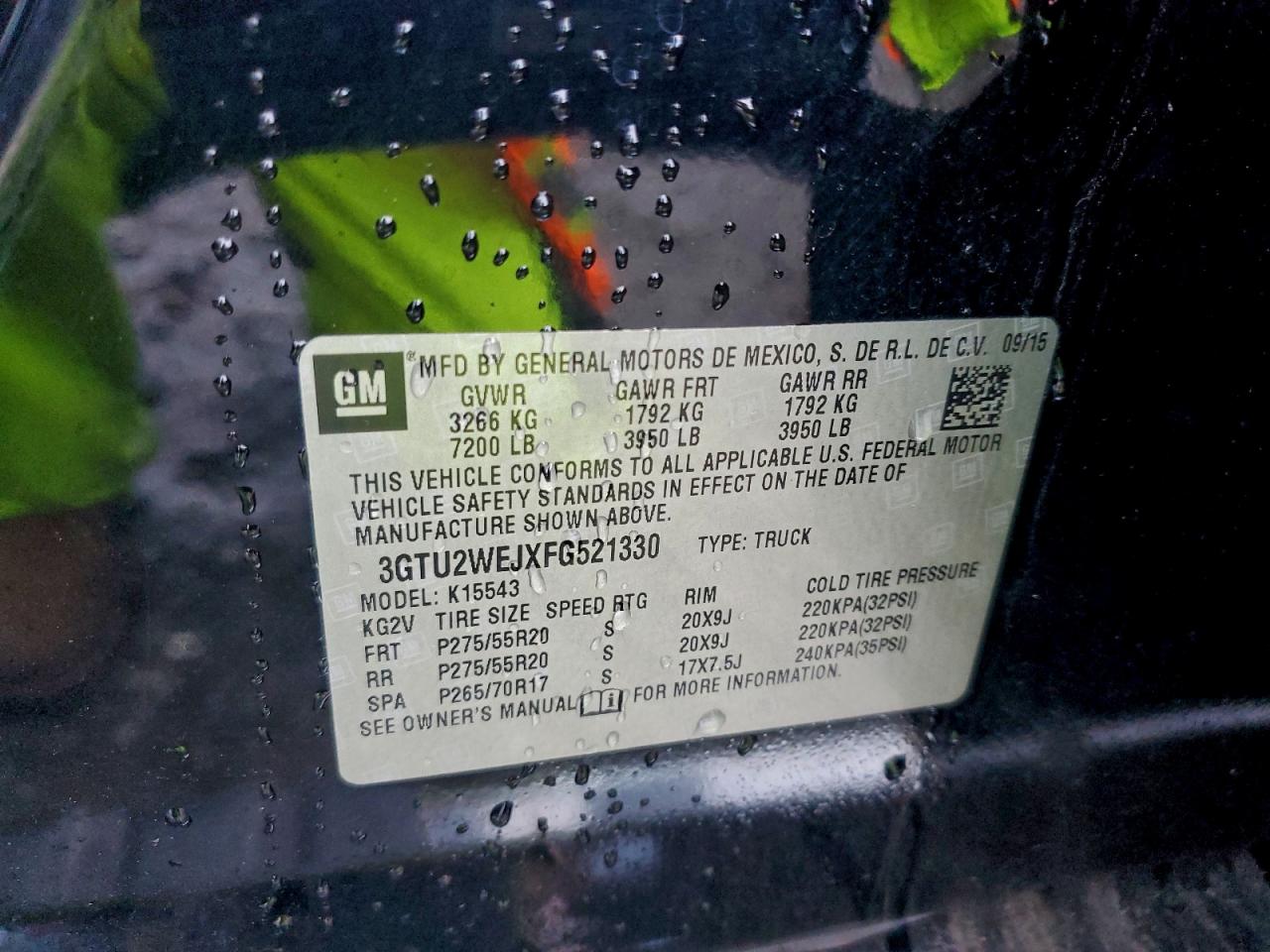 2015 GMC SIERRA K1500 DENALI photo 13