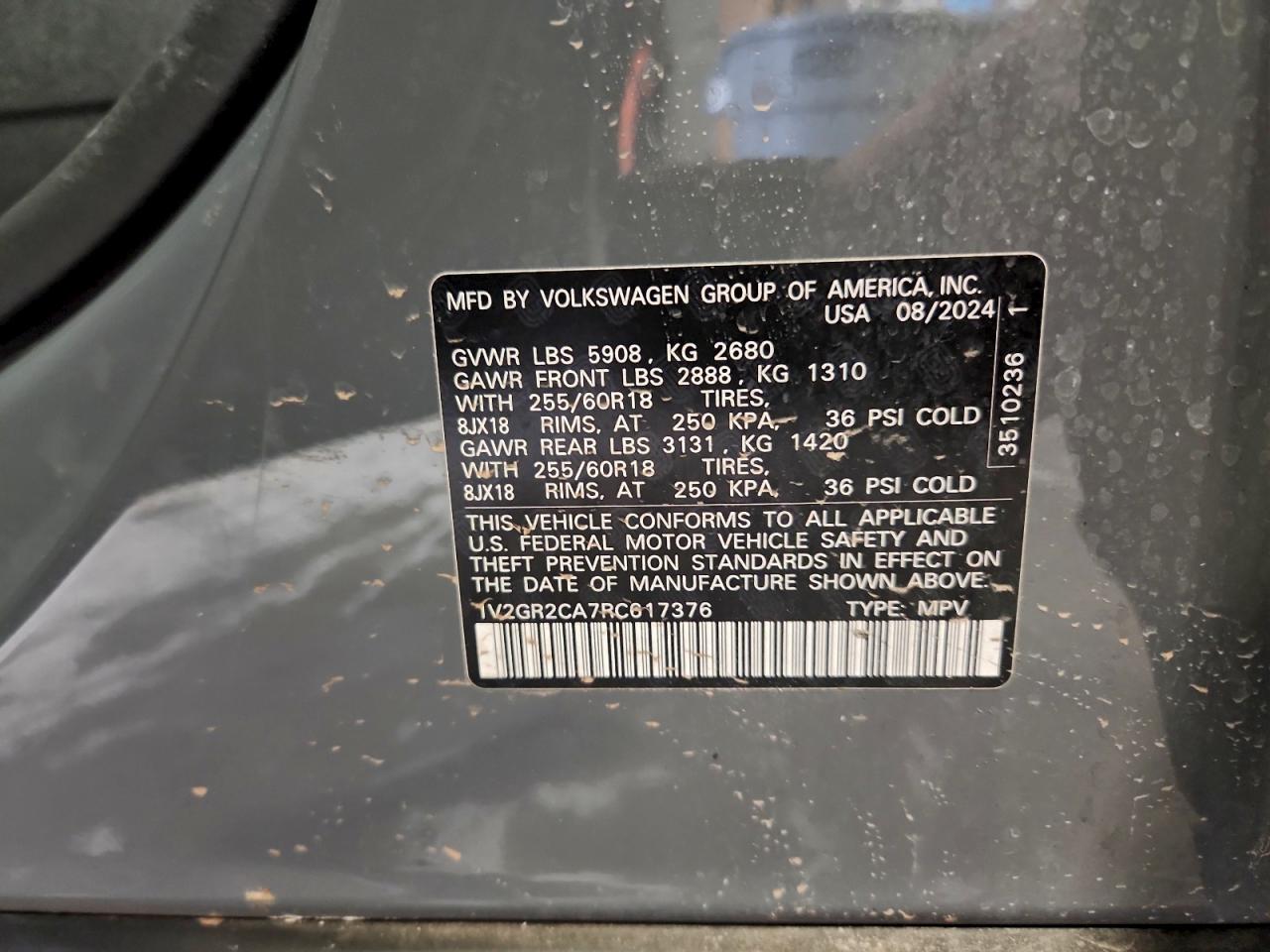 2024 VOLKSWAGEN ATLAS PEAK EDITION SEL photo 13