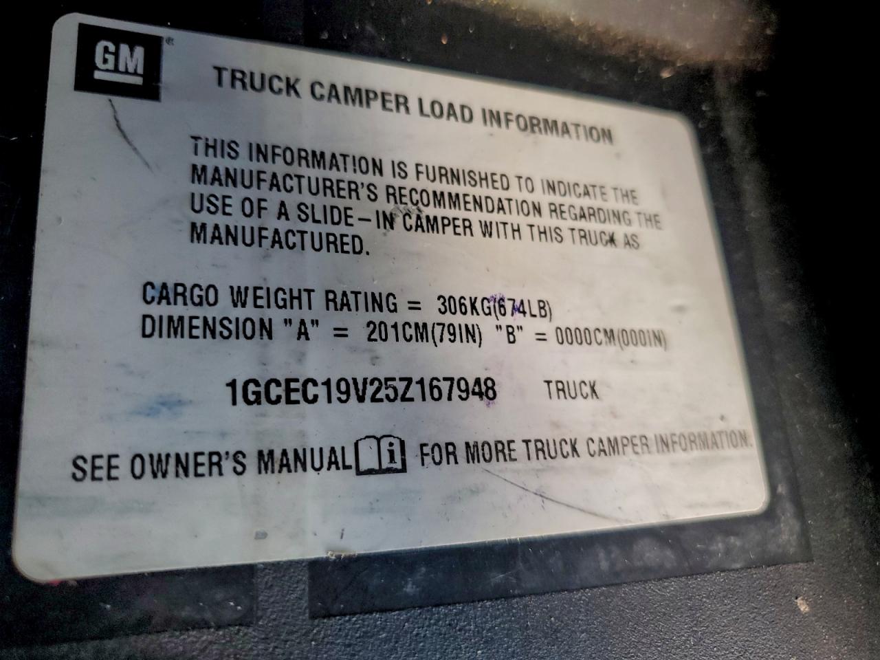 2005 CHEVROLET SILVERADO C1500 photo 13