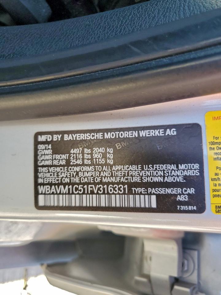 2015 BMW X1 SDRIVE28I photo 13