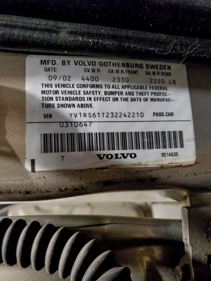 2003 VOLVO S60 photo 12