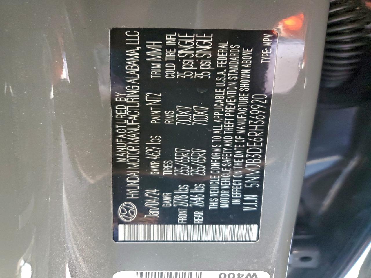 2024 HYUNDAI TUCSON SEL photo 13