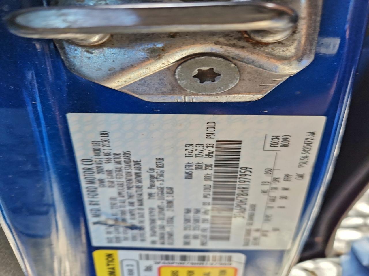 2017 FORD FUSION SE photo 12