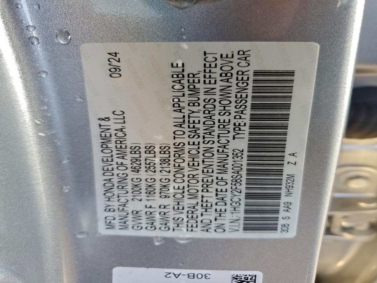 2025 HONDA ACCORD HYBRID SPORT photo 12