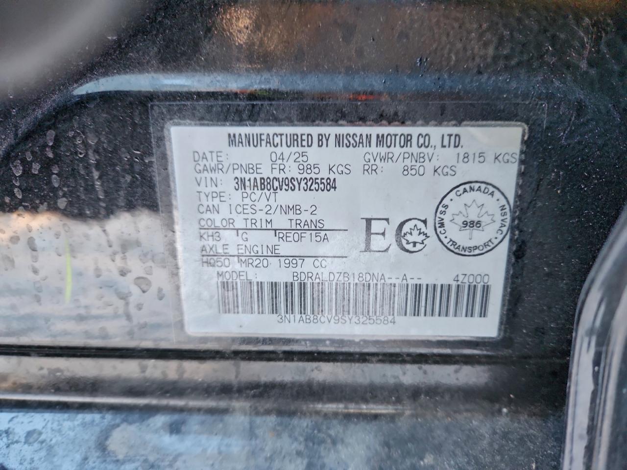 2025 NISSAN SENTRA SV photo 12