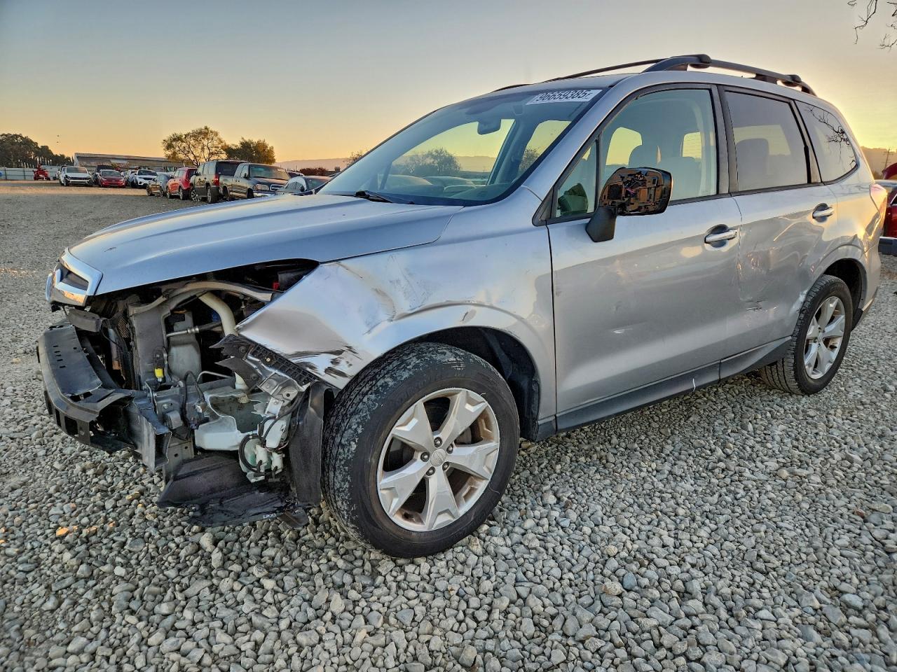 2015 SUBARU FORESTER 2.5I PREMIUM — FRONT END damage — photo 1