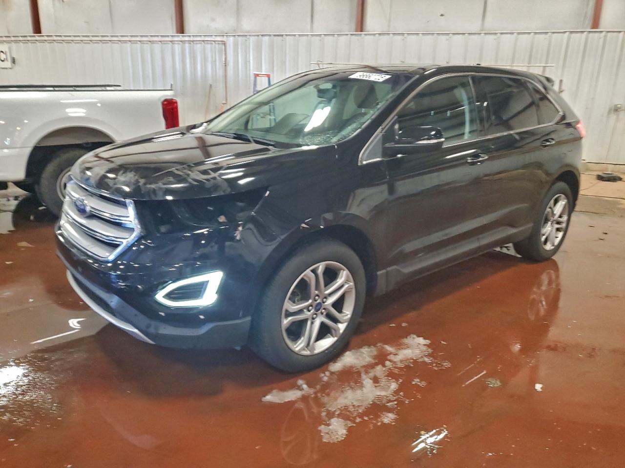 2017 FORD EDGE TITANIUM — FRONT END damage — photo 1