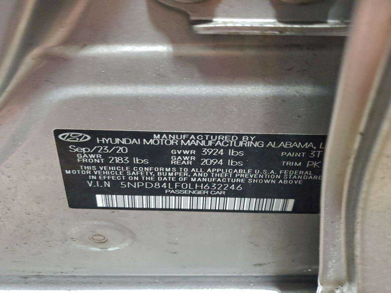 2020 HYUNDAI ELANTRA SEL photo 23