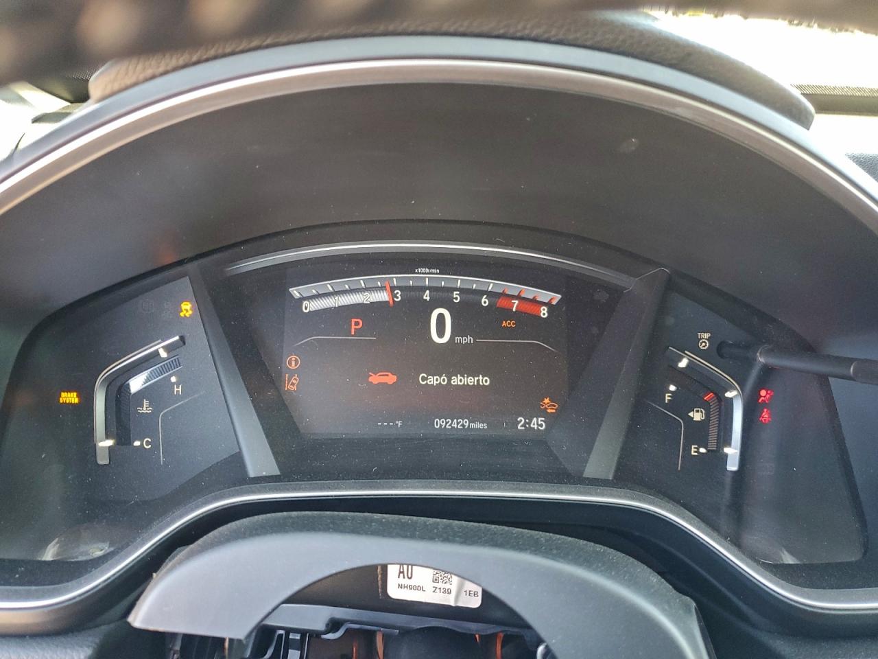 2020 HONDA CR-V EXL photo 9