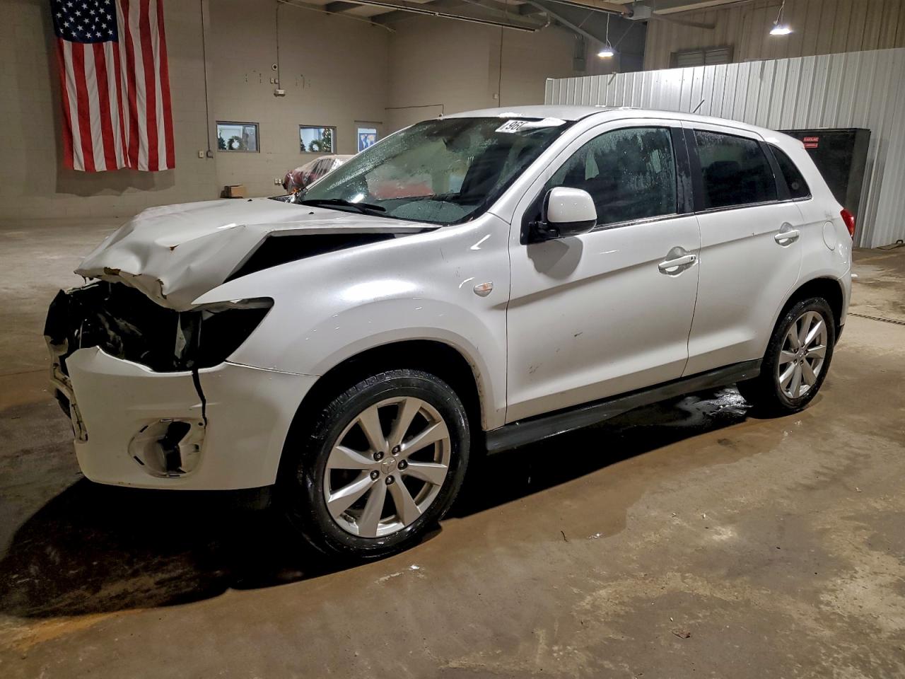 2014 MITSUBISHI OUTLANDER SPORT SE — FRONT END damage — photo 1