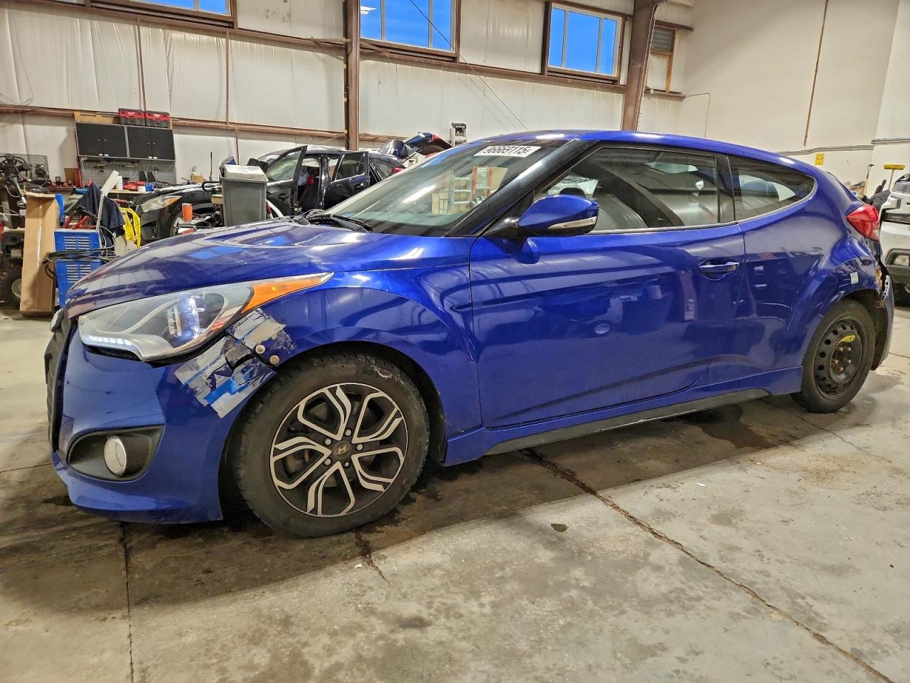 2013 HYUNDAI VELOSTER TURBO — REAR END damage — photo 1