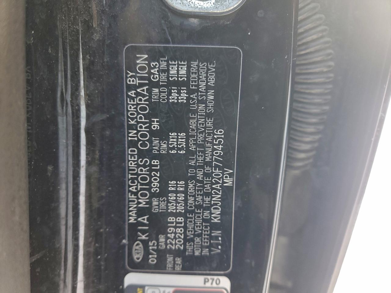 2015 KIA SOUL photo 12