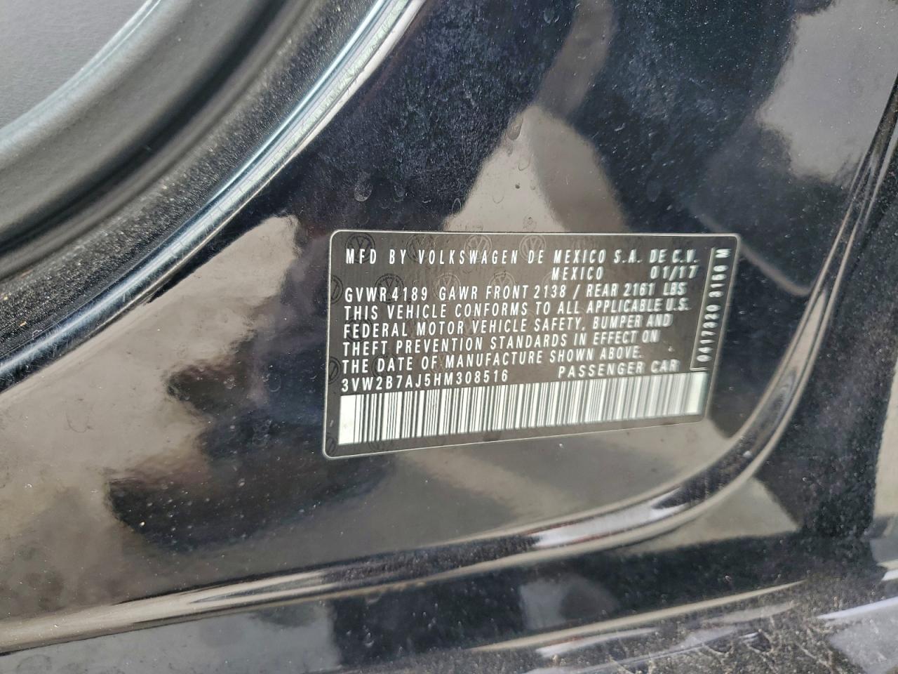 2017 VOLKSWAGEN JETTA S photo 12