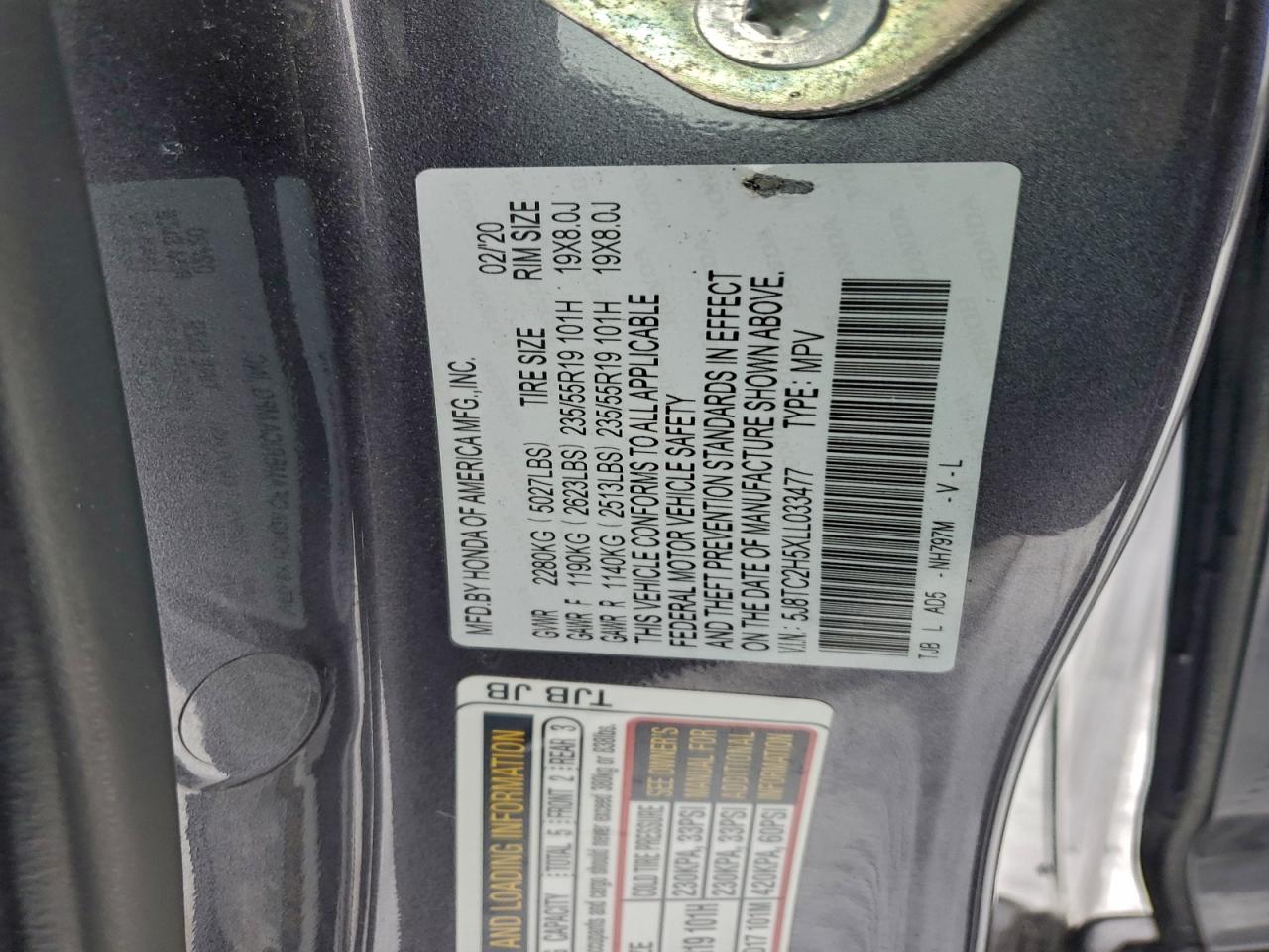 2020 ACURA RDX TECHNOLOGY photo 13