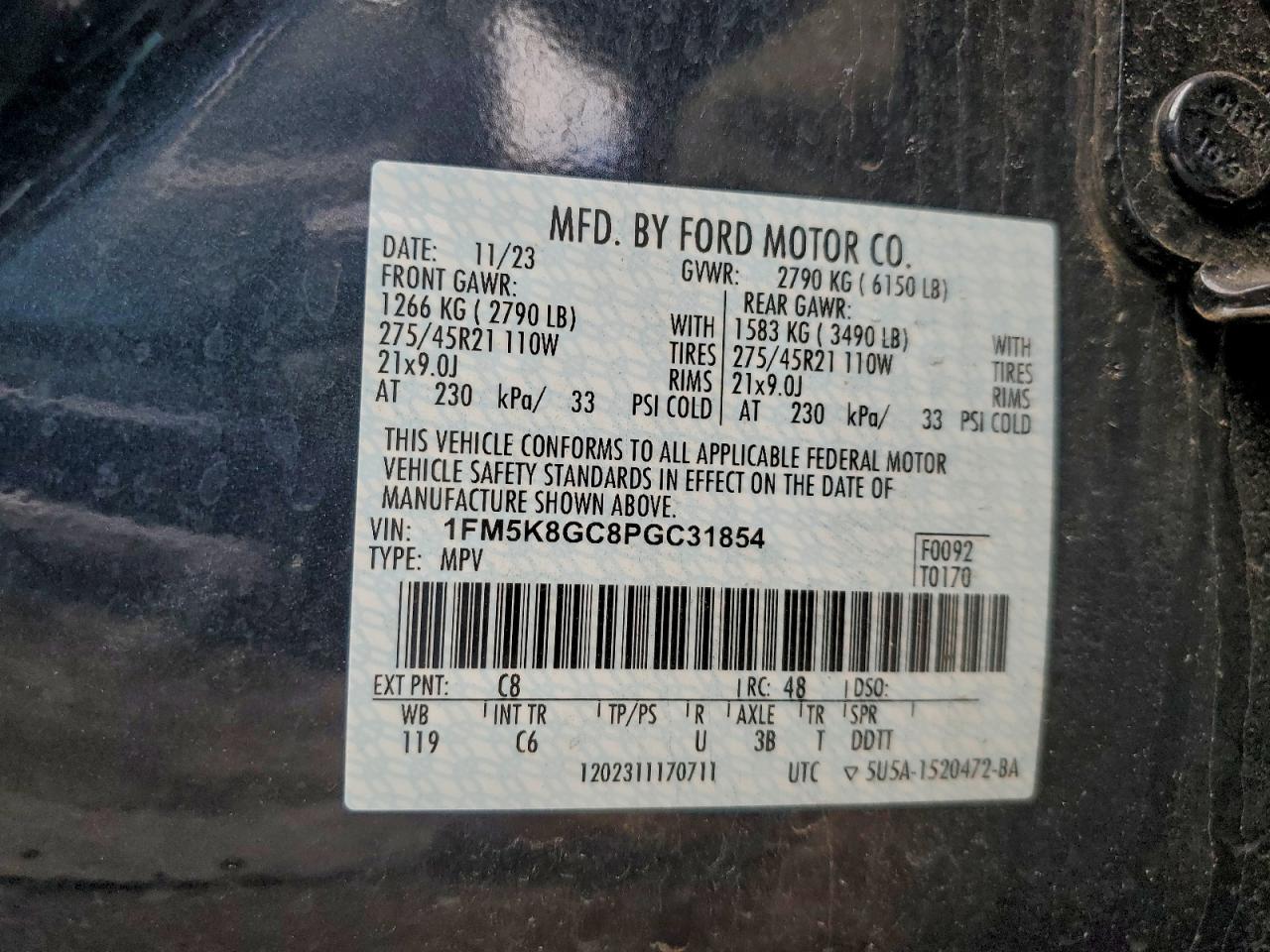 2023 FORD EXPLORER ST photo 13