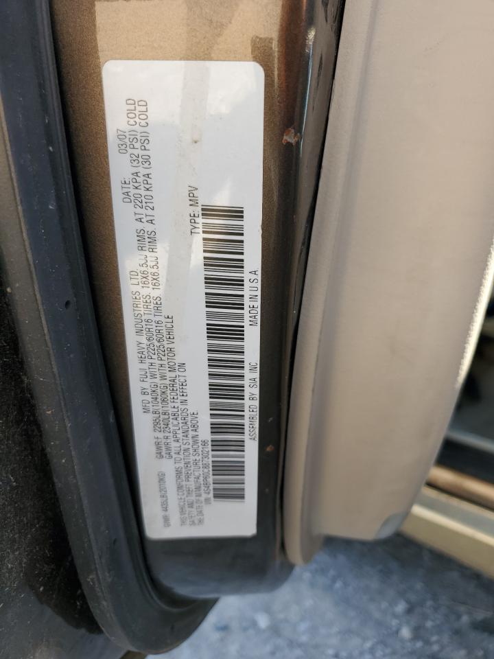 2008 SUBARU OUTBACK photo 12
