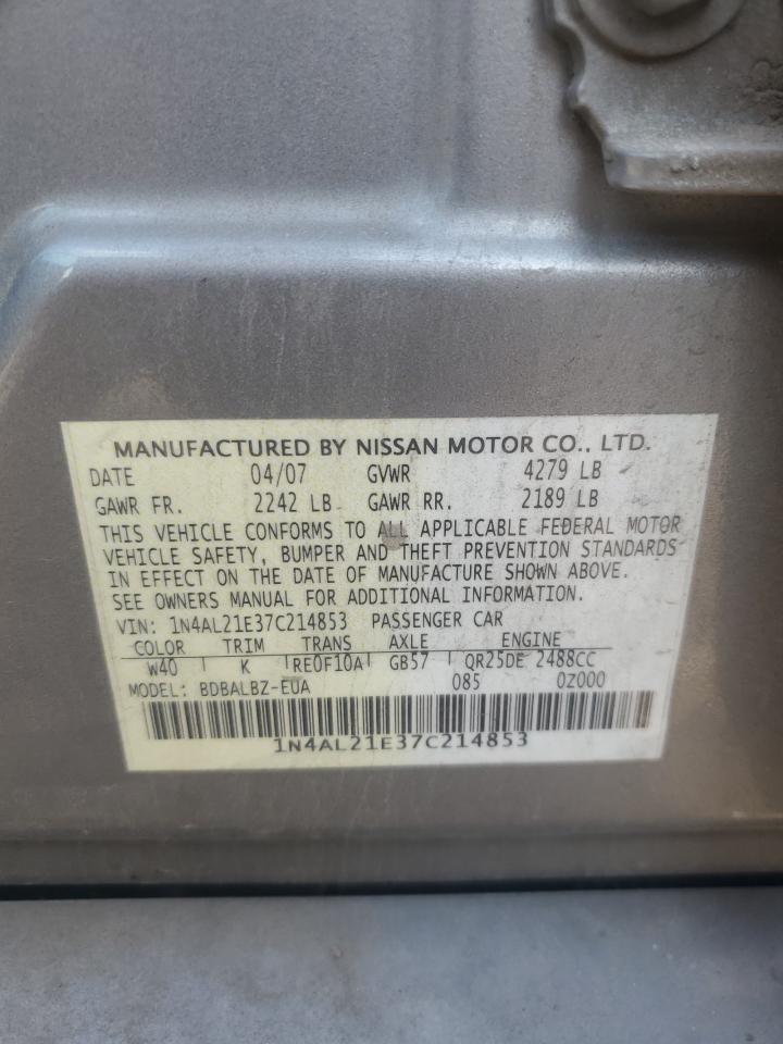 2007 NISSAN ALTIMA 2.5 photo 12