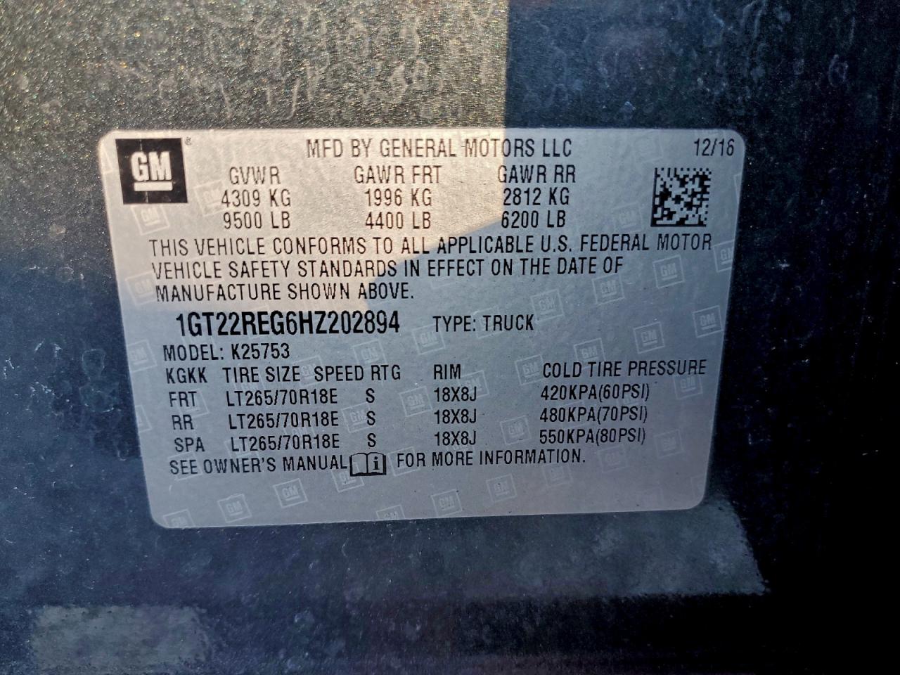 2017 GMC SIERRA K2500 HEAVY DUTY photo 12